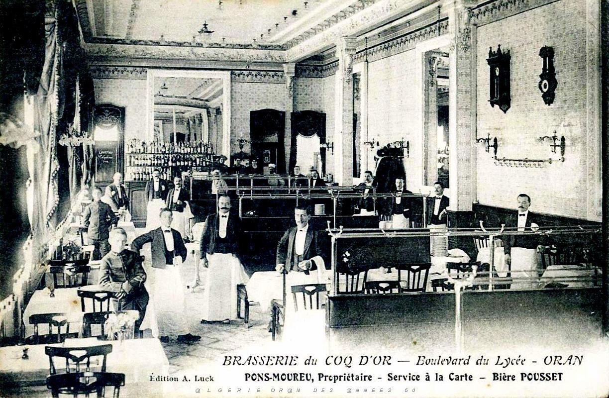Oran - Boulevard du Lycee - Brasserie  du Coq d'or.jpg